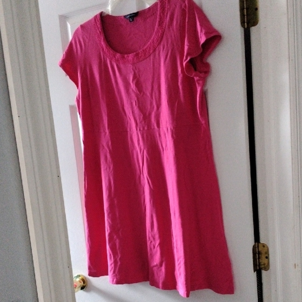 Lands' End Fuchsia Mini Dress